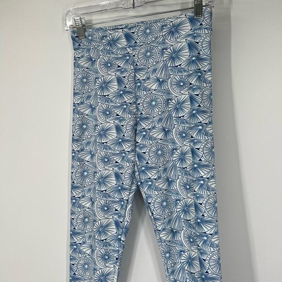 Mott50 High Rise Blue Printed Leggings - Picture 2 of 6